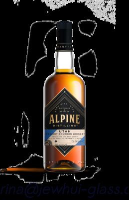 Mua 750ml Apline Whiskey  Glass Bottle -Customization, Super Flint Glass Bottle, American Rum online manufacture