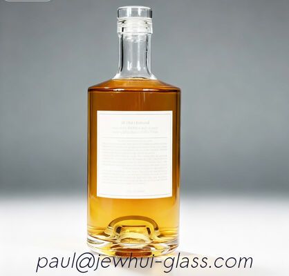 Chất lượng  750ml Jersey  Whiskey  Glass Bottle -Customization, Super Flint Glass Bottle, American Rum nhà máy sản xuất
