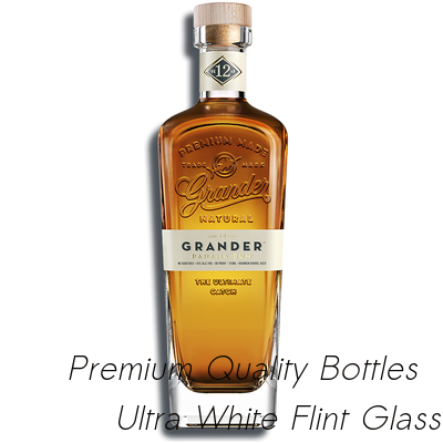 Mua 750ml Bourbon, Rum, Whiskey Premium Clear Whiskey Glass Bottle sản xuất trực tuyến