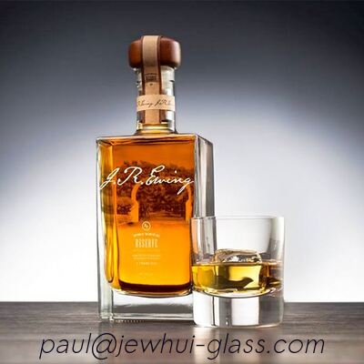 Mua 750ml hoặc 700ML Chai thủy tinh hình khối SGS FDA sản xuất trực tuyến