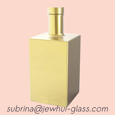 Mua Chai thủy tinh vuông 0,7L Mạ điện vàng 1050g Lá vàng dập nóng sản xuất trực tuyến