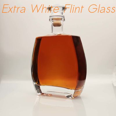 Mua Chai rượu mạnh độc đáo Gold Sliver với nút thủy tinh pha lê ODM online manufacture