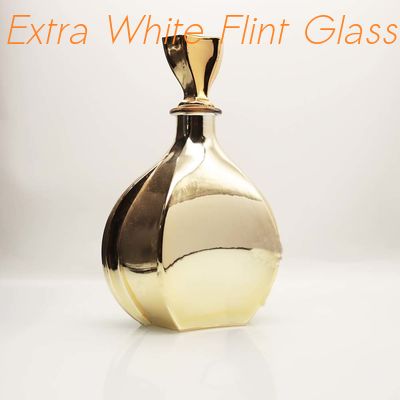 Mua Nắp thủy tinh pha lê Chai thủy tinh Brandy Chai thủy tinh Carafe Mạ điện vàng online manufacture