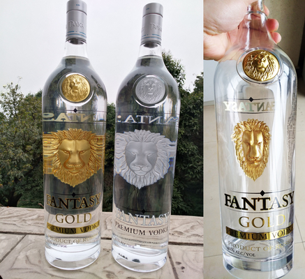 Mua 1750ml Chai Vodka cực lớn Lớp phủ một phần Cát Thổi lớp nền dày nặng online manufacture