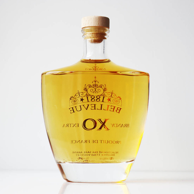 Mua 0,7L 0,5L Chai thủy tinh Brandy 900g Pha lê trắng dập nóng online manufacture