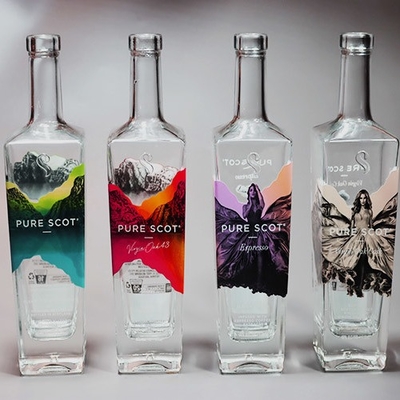 Giá tốt Chai thủy tinh Whiskey 750ml làm bằng thủy tinh đá lửa siêu cao trực tuyến