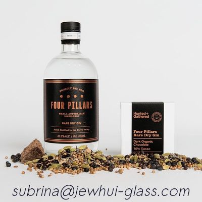 Giá tốt Rum Vodka 21.5MM chai gin thủy tinh 850g nút kính rỗng trực tuyến