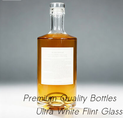 Giá tốt Chai thủy tinh 750ml Jersey Whiskey - Tùy chỉnh, Chai thủy tinh siêu trong, Rượu rum Mỹ trực tuyến
