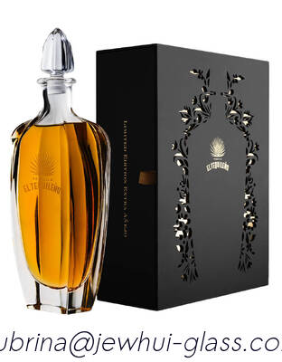 Giá tốt Extra Añejo, Reposado, Tequila Bạc Chai Thủy Tinh, Chai Thủy Tinh Siêu Trong với Nút Bịt Thủy Tinh trực tuyến