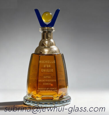 Giá tốt Arman Vodka Brandy Chai thủy tinh Chai rượu hình tròn 1000ML trực tuyến