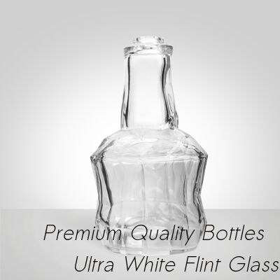 Giá tốt Bình Rượu Cắt Kim Cương Super Flint, XO, Brandy, Vodka, Rượu Gin, Rum, Tequila, Whisky, Brandy, Chai Rượu Tinh Thần Bằng Kính Với Nút Bằng Kính Đặc trực tuyến