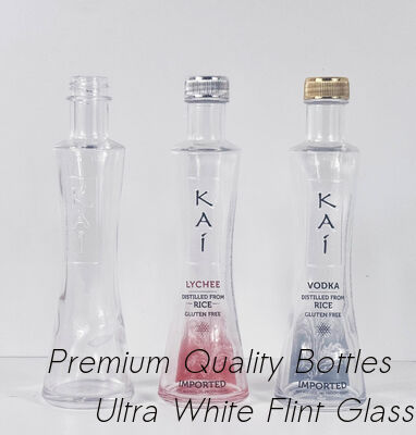 Giá tốt 200ml rượu Vodka dáng mảnh Chai thủy tinh có nút bần hoặc nút GPI, nút Gula trực tuyến