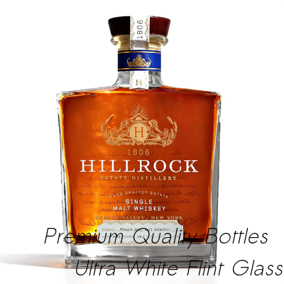 Giá tốt 500ml/ 700ml chai thủy tinh rỗng Xo, Brandy, Whisky Extra White Flint chai tùy chỉnh trực tuyến