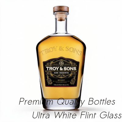 Giá tốt Cork Sealing Tory Sons 500ML Chai thủy tinh Thần linh Bề mặt Decal nổi trực tuyến
