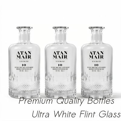 Giá tốt Chai thủy tinh Super Flint Sphere 500ml 5000ml Cooper Field cho rượu Vodka Whisky trực tuyến