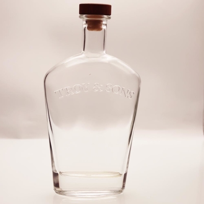 Giá tốt Blonde Troy Sons Rượu mạnh Chai rượu Whisky 1000g Flint Glass trực tuyến