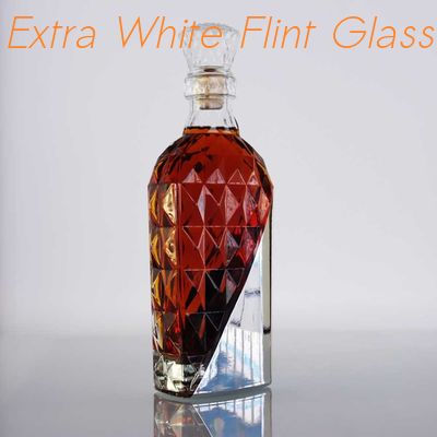 Giá tốt OEM Flint Đánh bóng Chai Decanter Chai Hot Stamping Golden Foil Crystal Alcohol Decanter trực tuyến